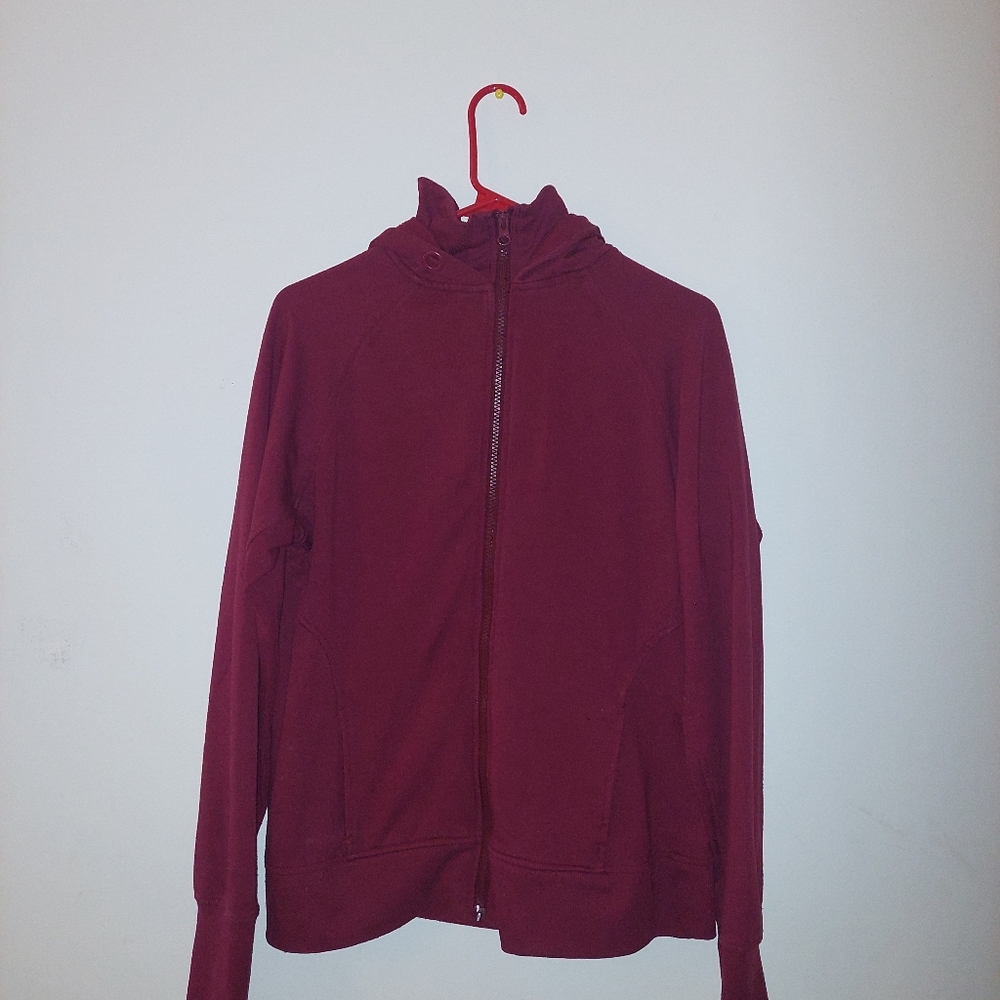 Red athletic Zip up